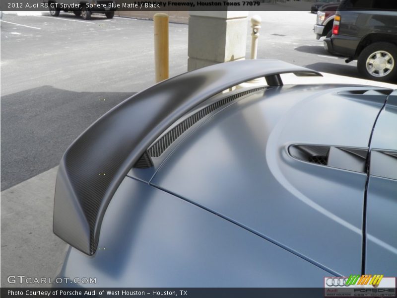 Sphere Blue Matte / Black 2012 Audi R8 GT Spyder