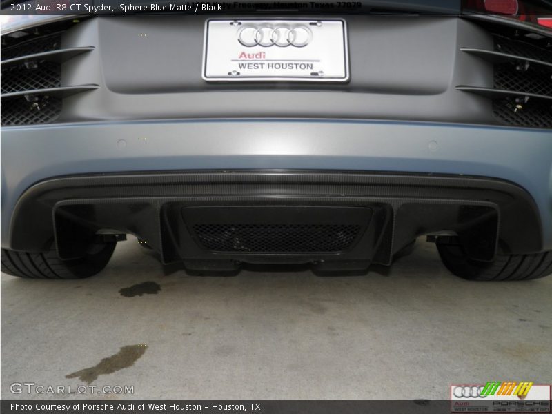 Sphere Blue Matte / Black 2012 Audi R8 GT Spyder