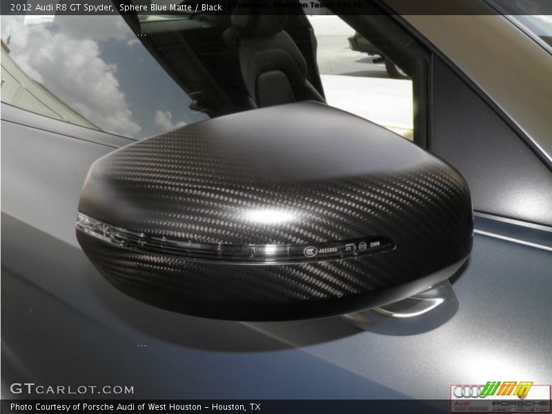 Sphere Blue Matte / Black 2012 Audi R8 GT Spyder