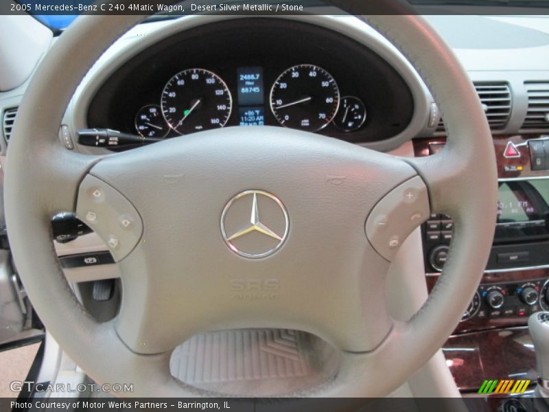 Desert Silver Metallic / Stone 2005 Mercedes-Benz C 240 4Matic Wagon