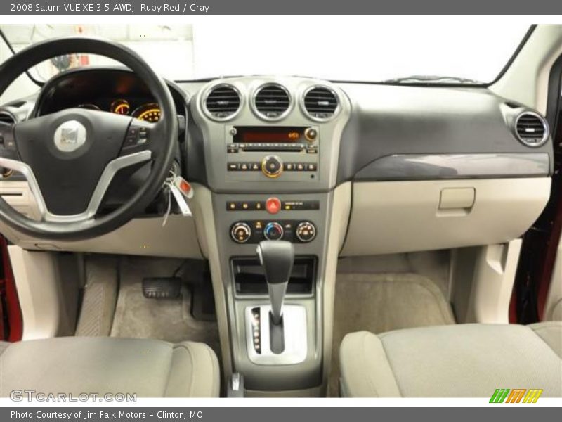 Ruby Red / Gray 2008 Saturn VUE XE 3.5 AWD