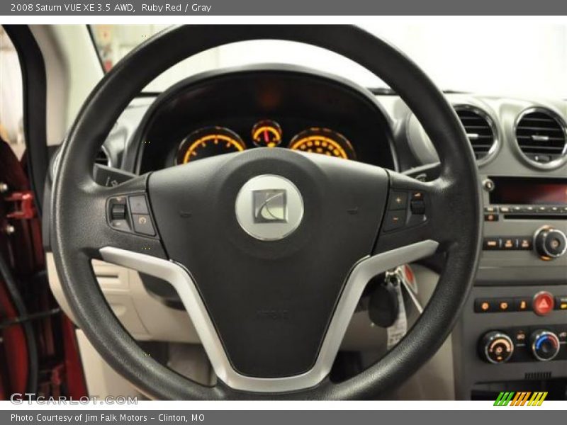 Ruby Red / Gray 2008 Saturn VUE XE 3.5 AWD