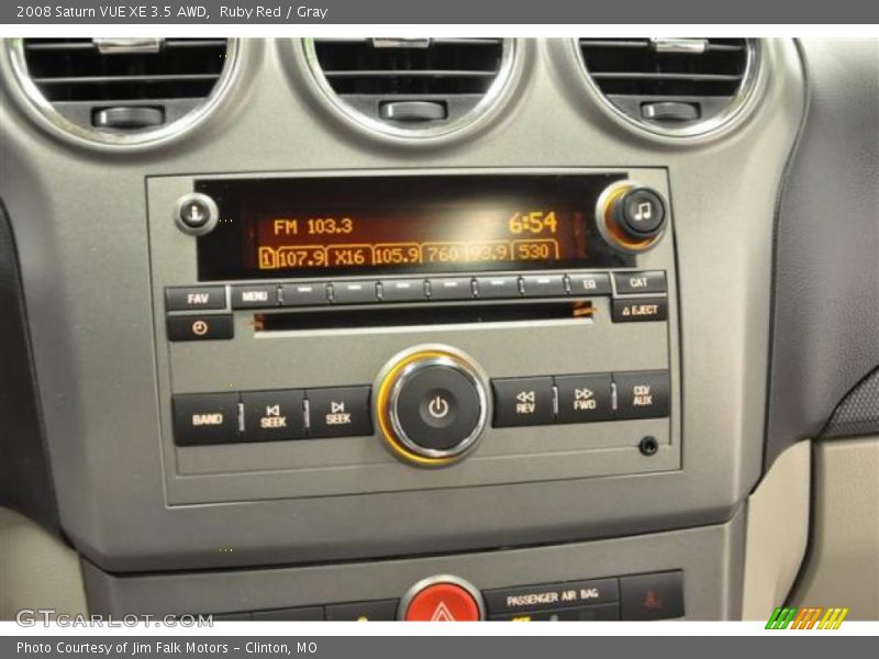 Ruby Red / Gray 2008 Saturn VUE XE 3.5 AWD