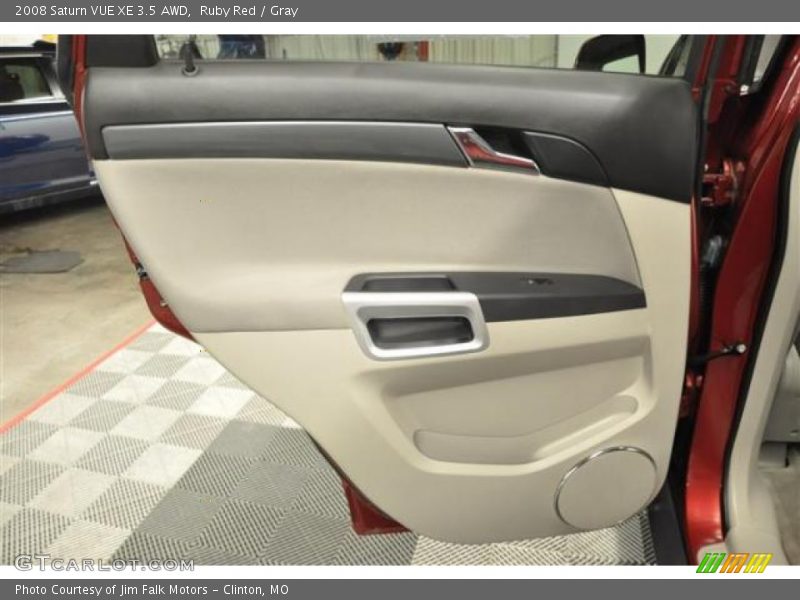 Ruby Red / Gray 2008 Saturn VUE XE 3.5 AWD