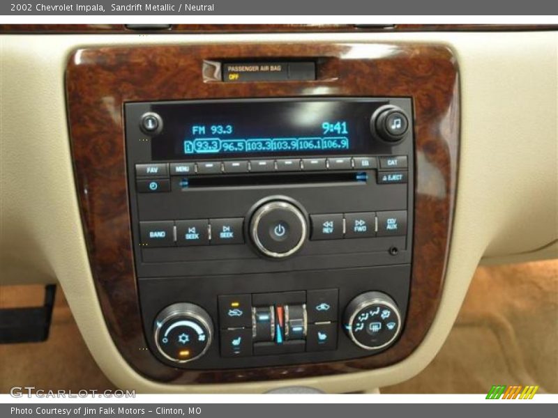Controls of 2002 Impala 