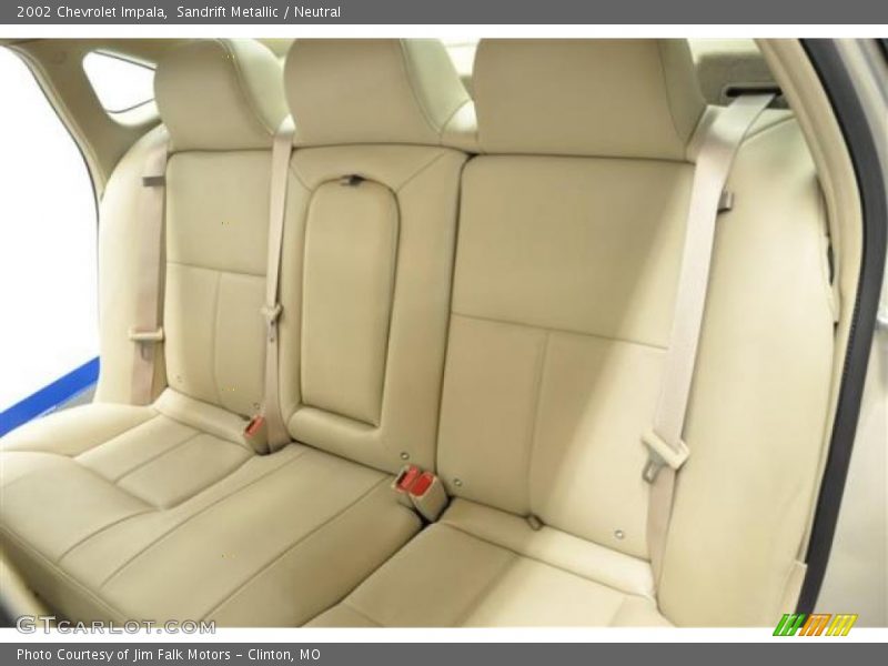 Rear Seat of 2002 Impala 