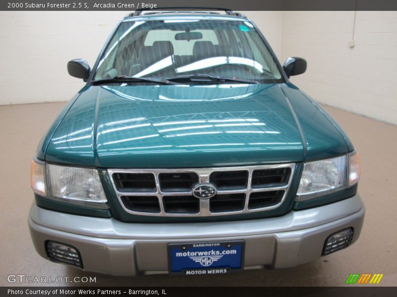 Arcadia Green / Beige 2000 Subaru Forester 2.5 S