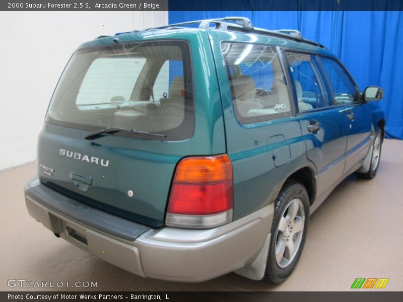 Arcadia Green / Beige 2000 Subaru Forester 2.5 S
