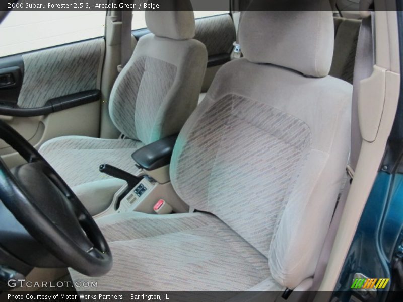 Arcadia Green / Beige 2000 Subaru Forester 2.5 S