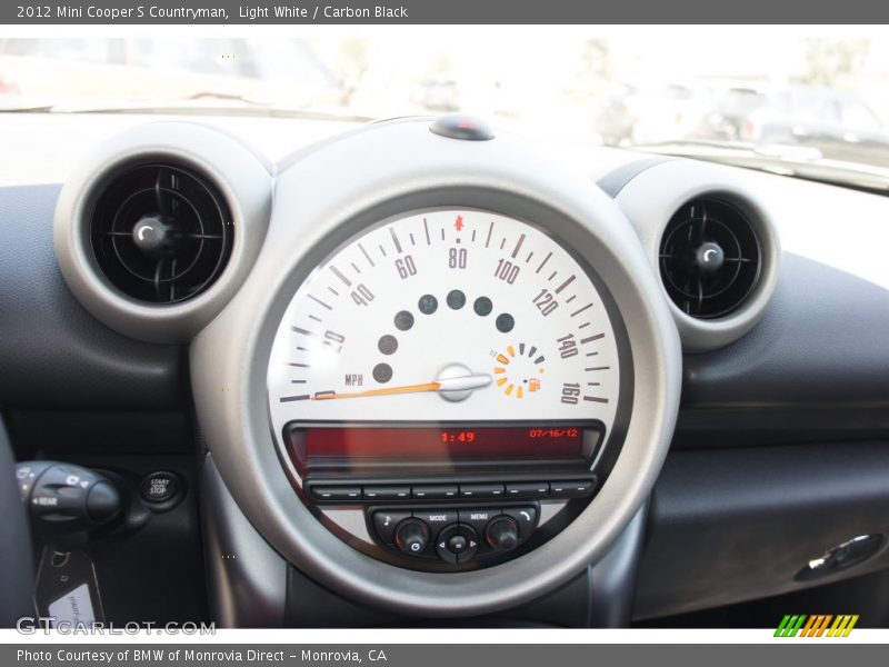 Light White / Carbon Black 2012 Mini Cooper S Countryman