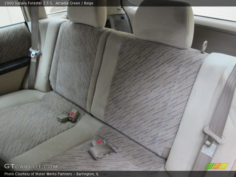 Arcadia Green / Beige 2000 Subaru Forester 2.5 S