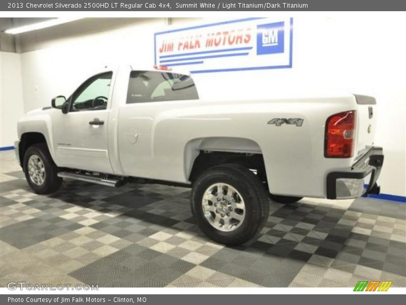 Summit White / Light Titanium/Dark Titanium 2013 Chevrolet Silverado 2500HD LT Regular Cab 4x4