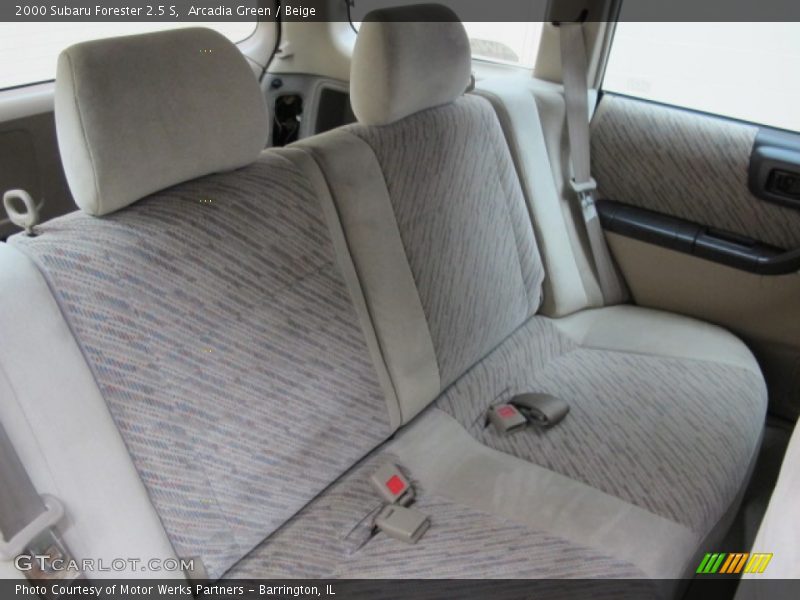 Arcadia Green / Beige 2000 Subaru Forester 2.5 S