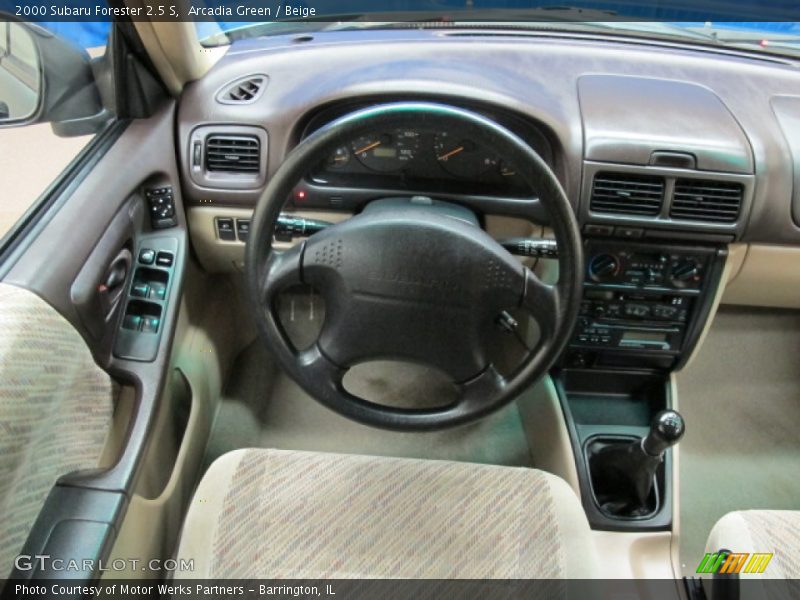 Arcadia Green / Beige 2000 Subaru Forester 2.5 S