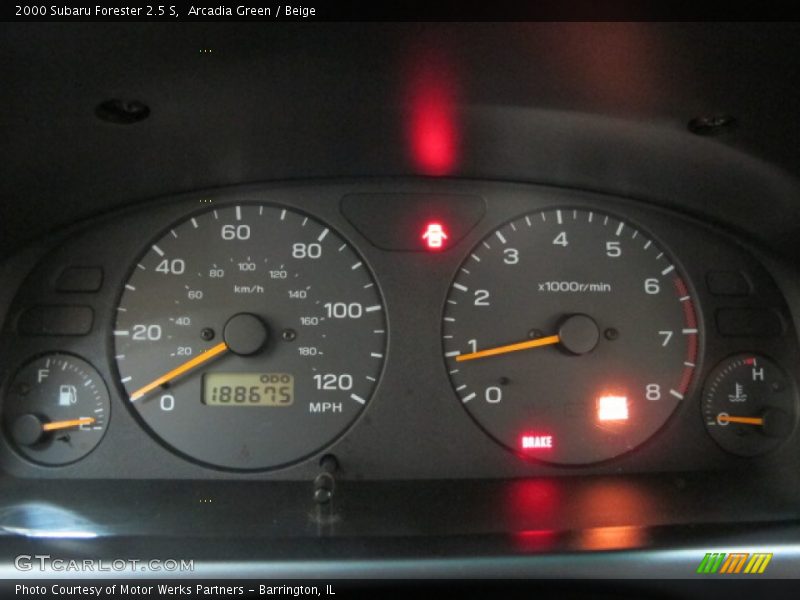  2000 Forester 2.5 S 2.5 S Gauges
