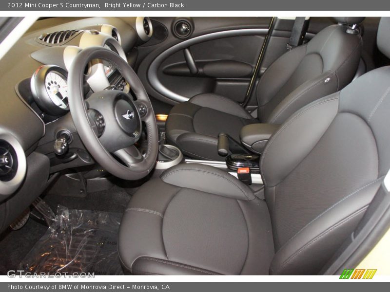 Bright Yellow / Carbon Black 2012 Mini Cooper S Countryman