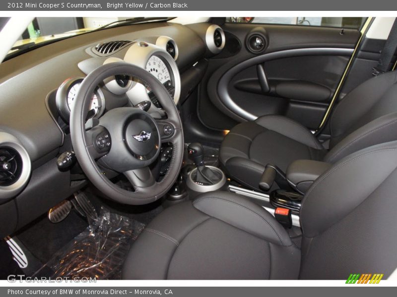 Bright Yellow / Carbon Black 2012 Mini Cooper S Countryman