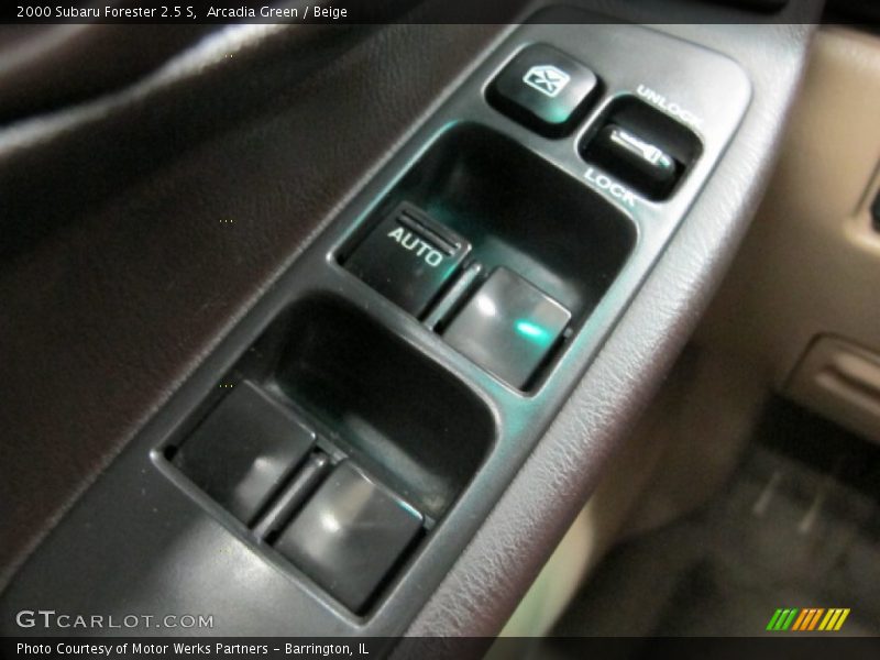 Arcadia Green / Beige 2000 Subaru Forester 2.5 S
