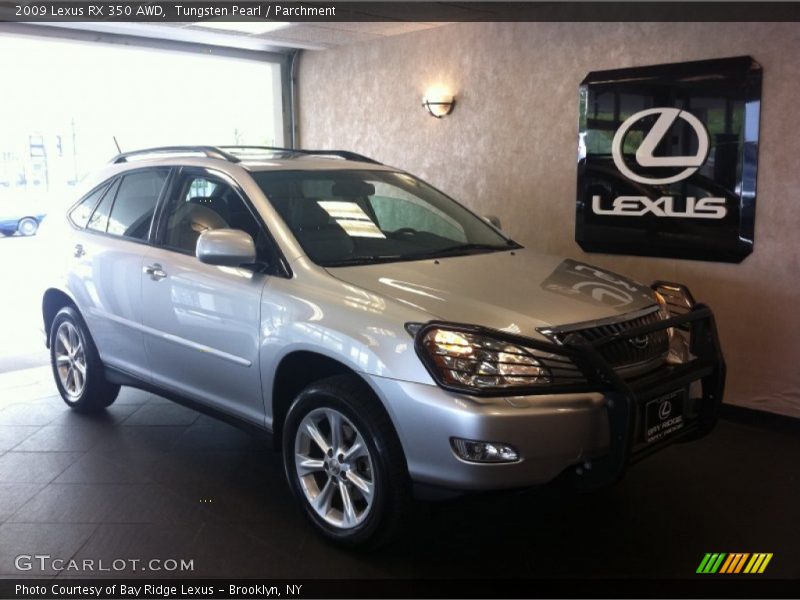 Tungsten Pearl / Parchment 2009 Lexus RX 350 AWD