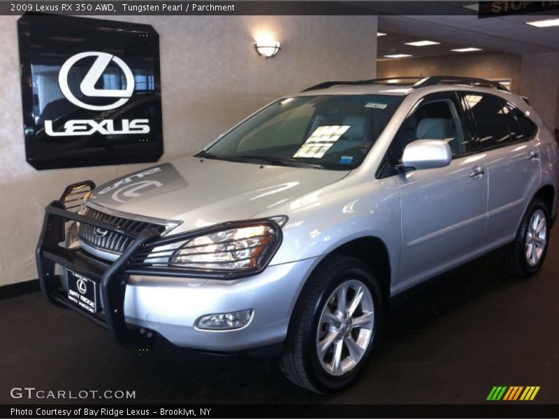 Tungsten Pearl / Parchment 2009 Lexus RX 350 AWD