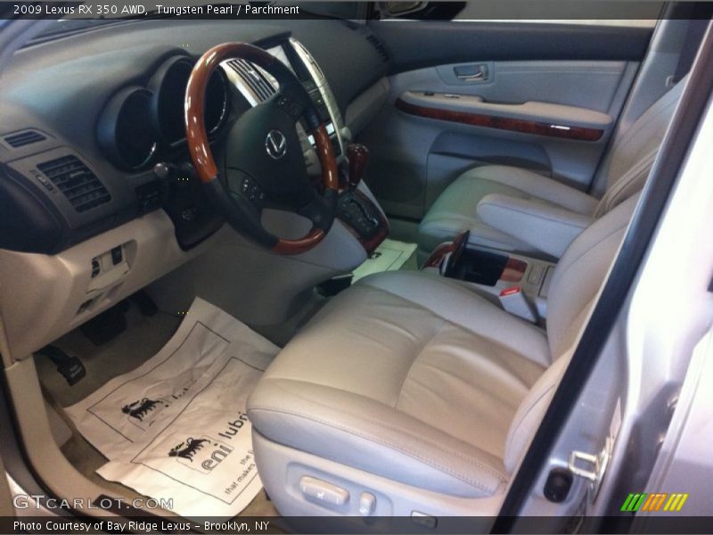 Tungsten Pearl / Parchment 2009 Lexus RX 350 AWD