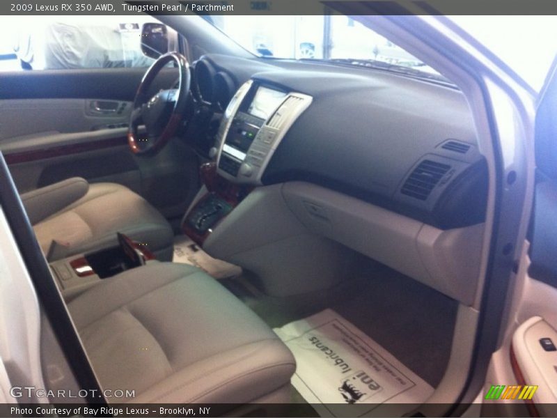 Tungsten Pearl / Parchment 2009 Lexus RX 350 AWD