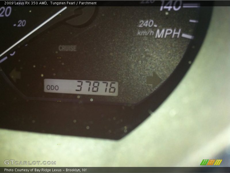 Tungsten Pearl / Parchment 2009 Lexus RX 350 AWD