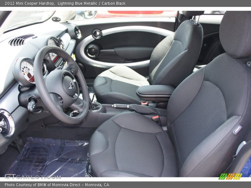 Lightning Blue Metallic / Carbon Black 2012 Mini Cooper Hardtop