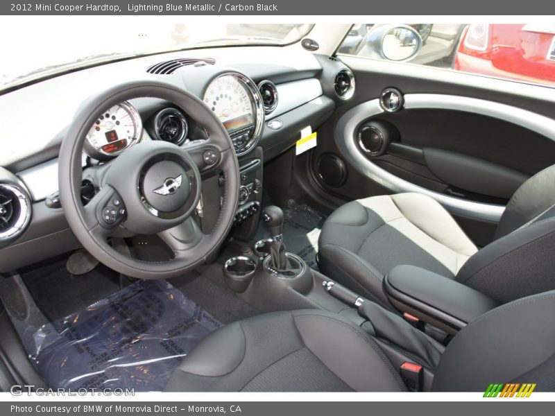 Lightning Blue Metallic / Carbon Black 2012 Mini Cooper Hardtop