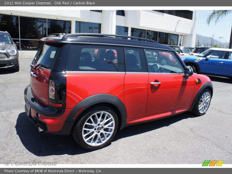 Chili Red / Carbon Black 2012 Mini Cooper Clubman