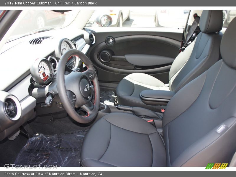 Chili Red / Carbon Black 2012 Mini Cooper Clubman