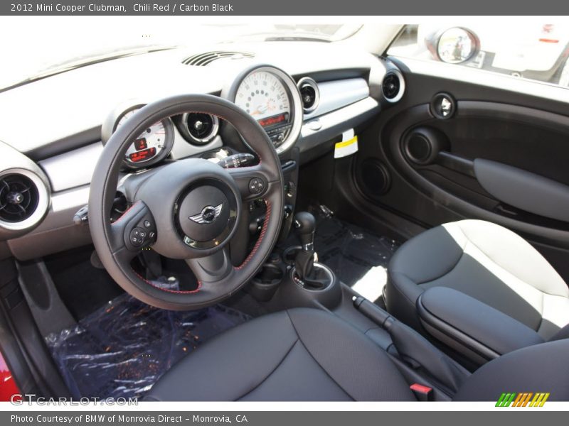 Chili Red / Carbon Black 2012 Mini Cooper Clubman