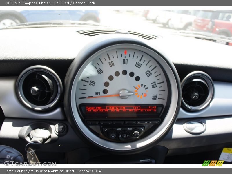 Chili Red / Carbon Black 2012 Mini Cooper Clubman