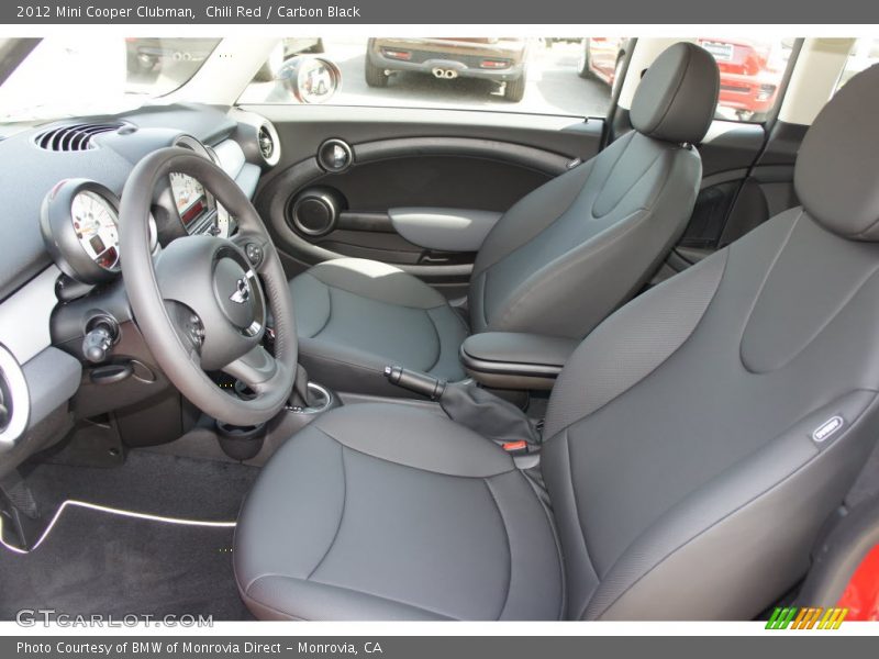 Chili Red / Carbon Black 2012 Mini Cooper Clubman