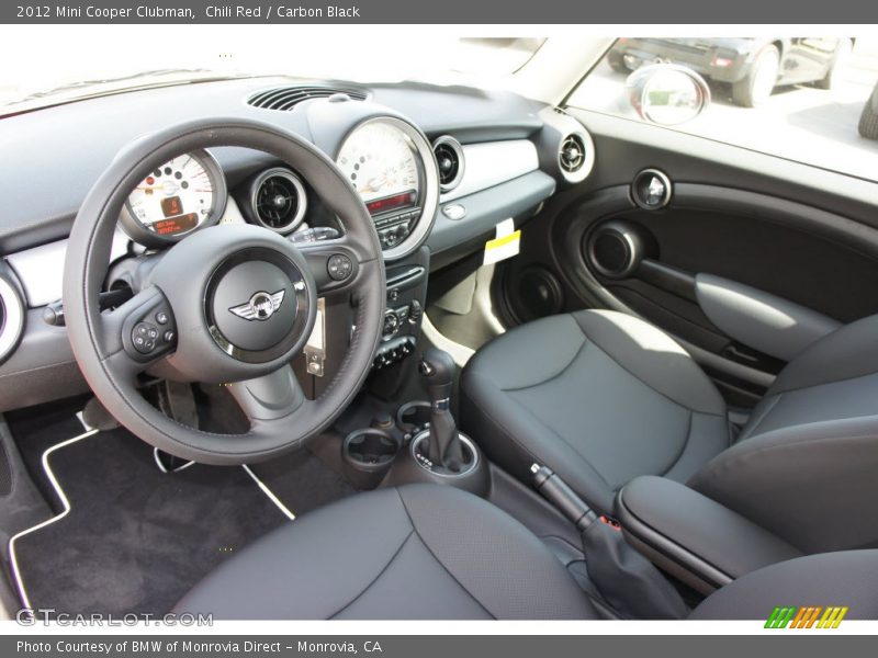 Chili Red / Carbon Black 2012 Mini Cooper Clubman