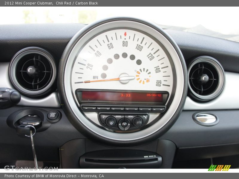 Chili Red / Carbon Black 2012 Mini Cooper Clubman