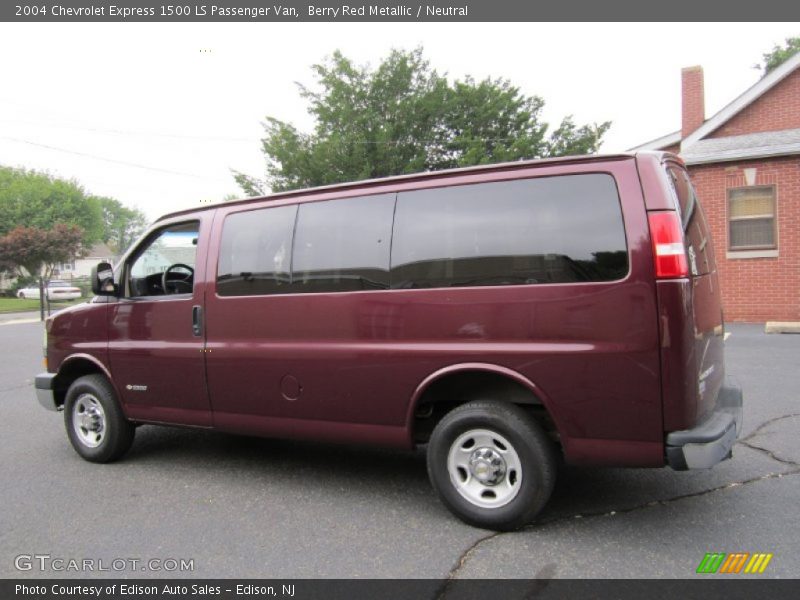 Berry Red Metallic / Neutral 2004 Chevrolet Express 1500 LS Passenger Van