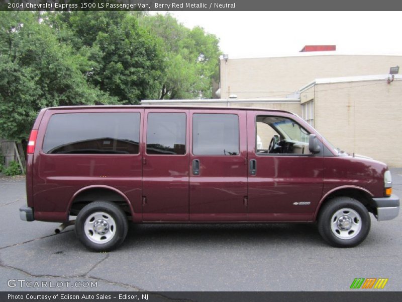 Berry Red Metallic / Neutral 2004 Chevrolet Express 1500 LS Passenger Van