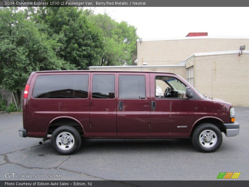 Berry Red Metallic / Neutral 2004 Chevrolet Express 1500 LS Passenger Van