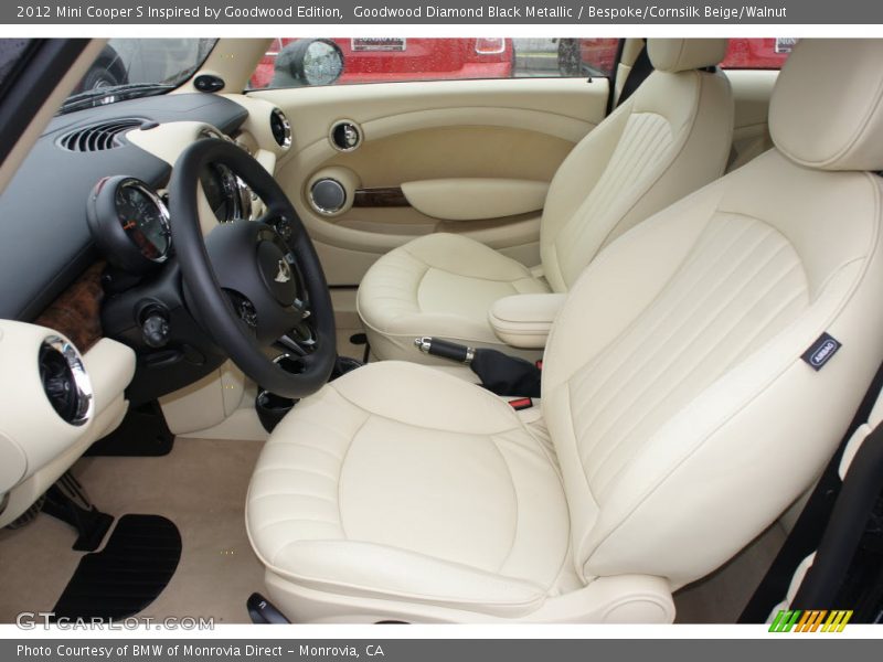 Goodwood Diamond Black Metallic / Bespoke/Cornsilk Beige/Walnut 2012 Mini Cooper S Inspired by Goodwood Edition