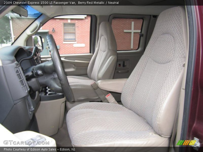 Berry Red Metallic / Neutral 2004 Chevrolet Express 1500 LS Passenger Van