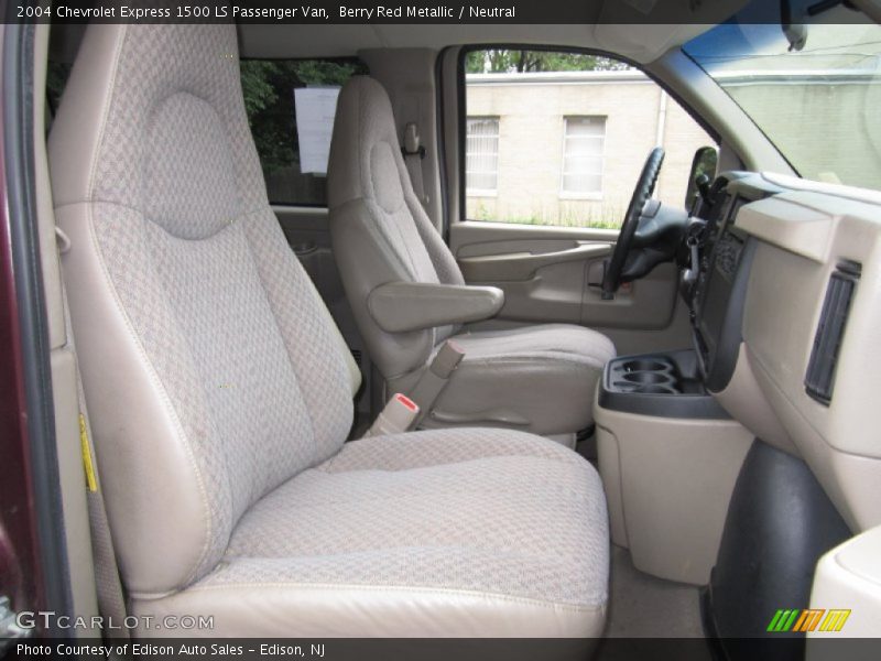 Berry Red Metallic / Neutral 2004 Chevrolet Express 1500 LS Passenger Van