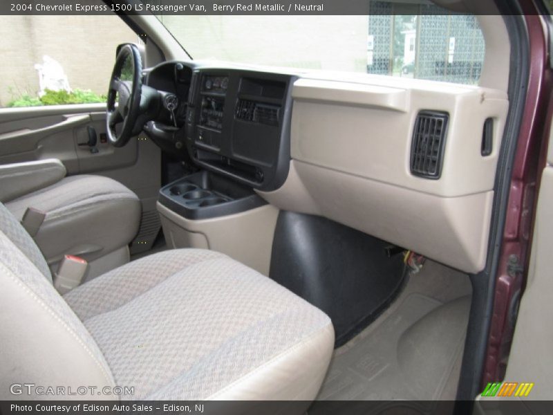 Berry Red Metallic / Neutral 2004 Chevrolet Express 1500 LS Passenger Van