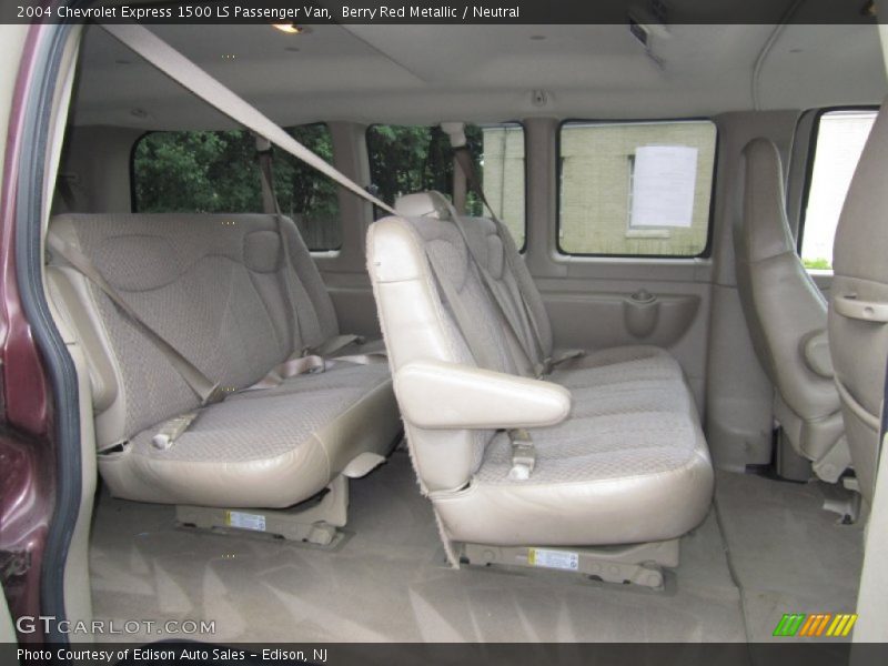 Berry Red Metallic / Neutral 2004 Chevrolet Express 1500 LS Passenger Van