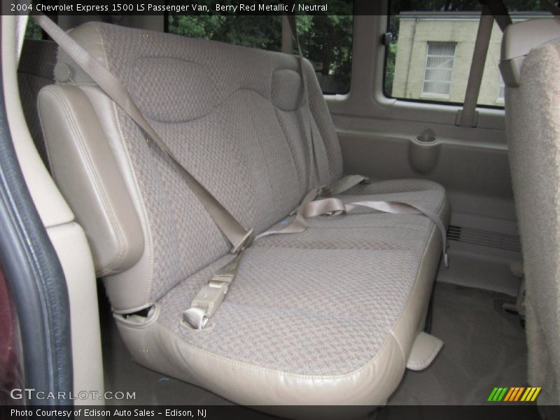 Berry Red Metallic / Neutral 2004 Chevrolet Express 1500 LS Passenger Van