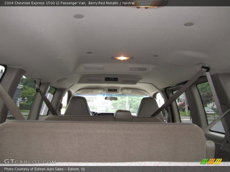 Berry Red Metallic / Neutral 2004 Chevrolet Express 1500 LS Passenger Van