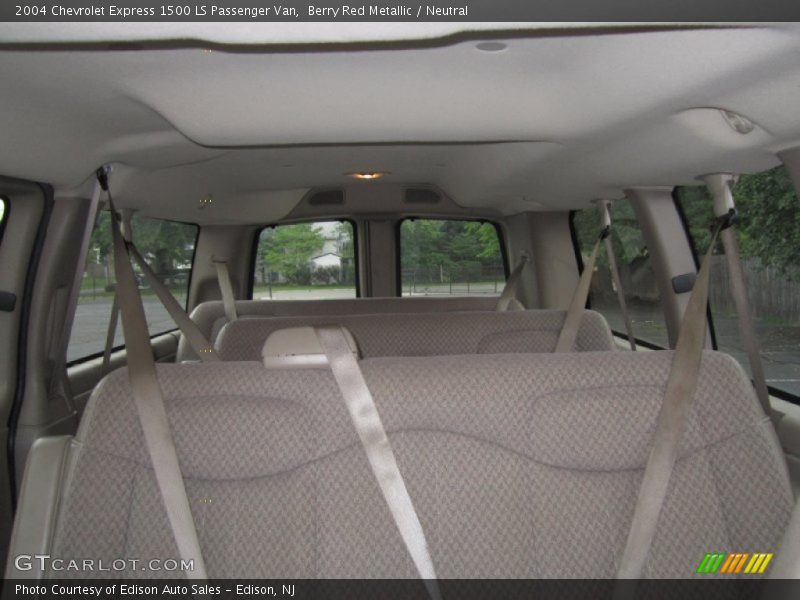 Berry Red Metallic / Neutral 2004 Chevrolet Express 1500 LS Passenger Van