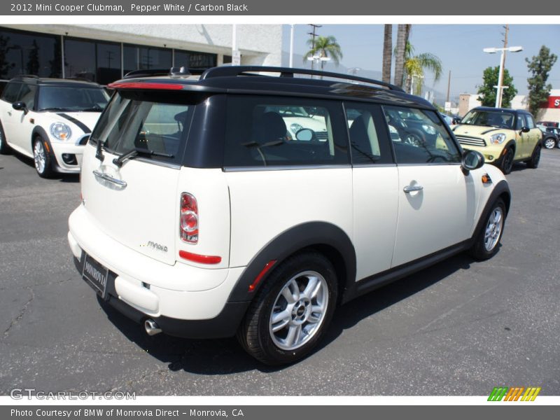 Pepper White / Carbon Black 2012 Mini Cooper Clubman