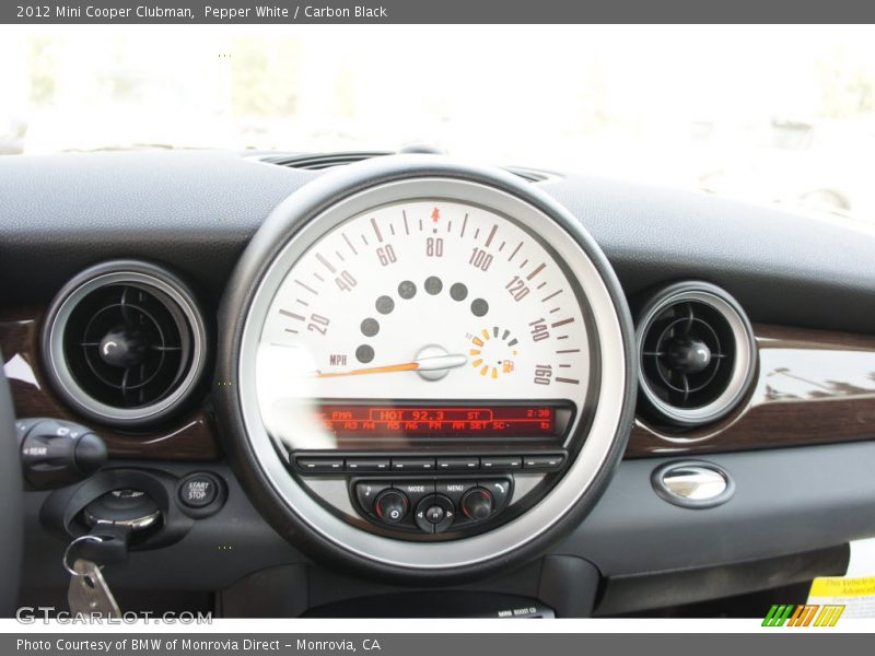 Pepper White / Carbon Black 2012 Mini Cooper Clubman
