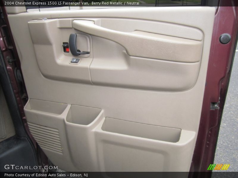 Berry Red Metallic / Neutral 2004 Chevrolet Express 1500 LS Passenger Van